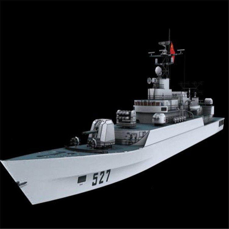 岭口镇3d护卫舰模型
